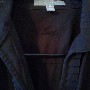 Black Foxcroft Long Sleeve Button Down